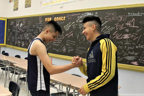 RNA_students-high-five RNA_students-high-five